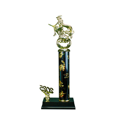 2025 Pumpkin Queen Halloween Trophy with free engraving - 15 Inch Tall Decade Awards