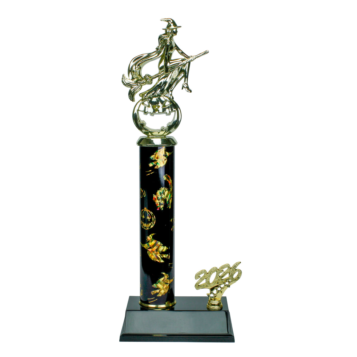 Halloween Trophy | Personalized 2026 Pumpkin Queen Halloween Award | 15 Inches Tall