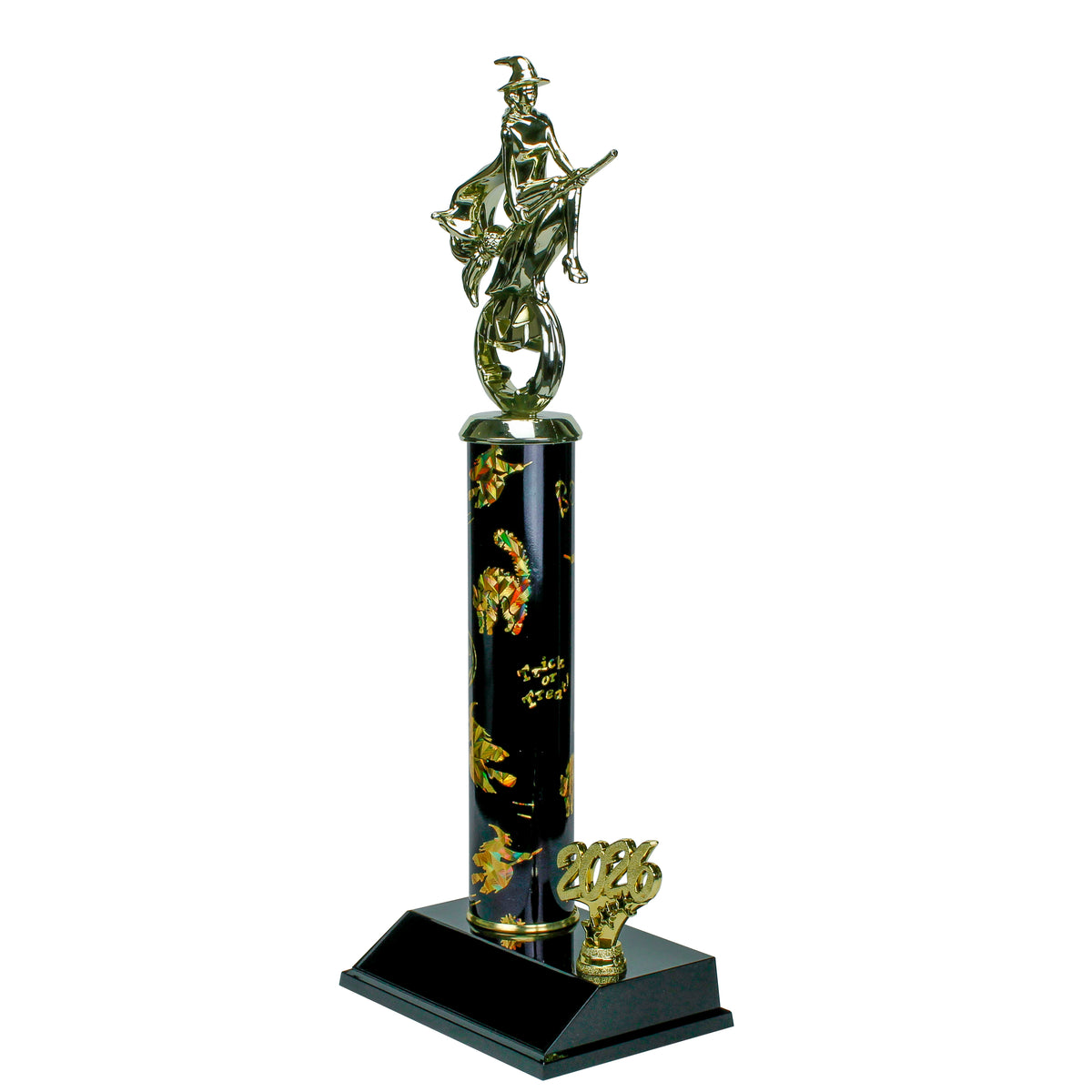 Halloween Trophy | Personalized 2026 Pumpkin Queen Halloween Award | 15 Inches Tall