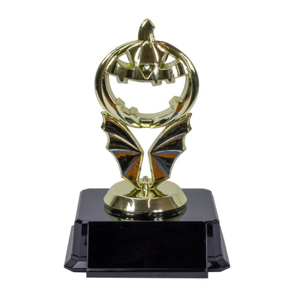 Gold Jack O Lantern Halloween Trophy with free engraving by Decade Awards