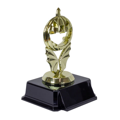 Gold Jack O Lantern Halloween Trophy with free engraving by Decade Awards