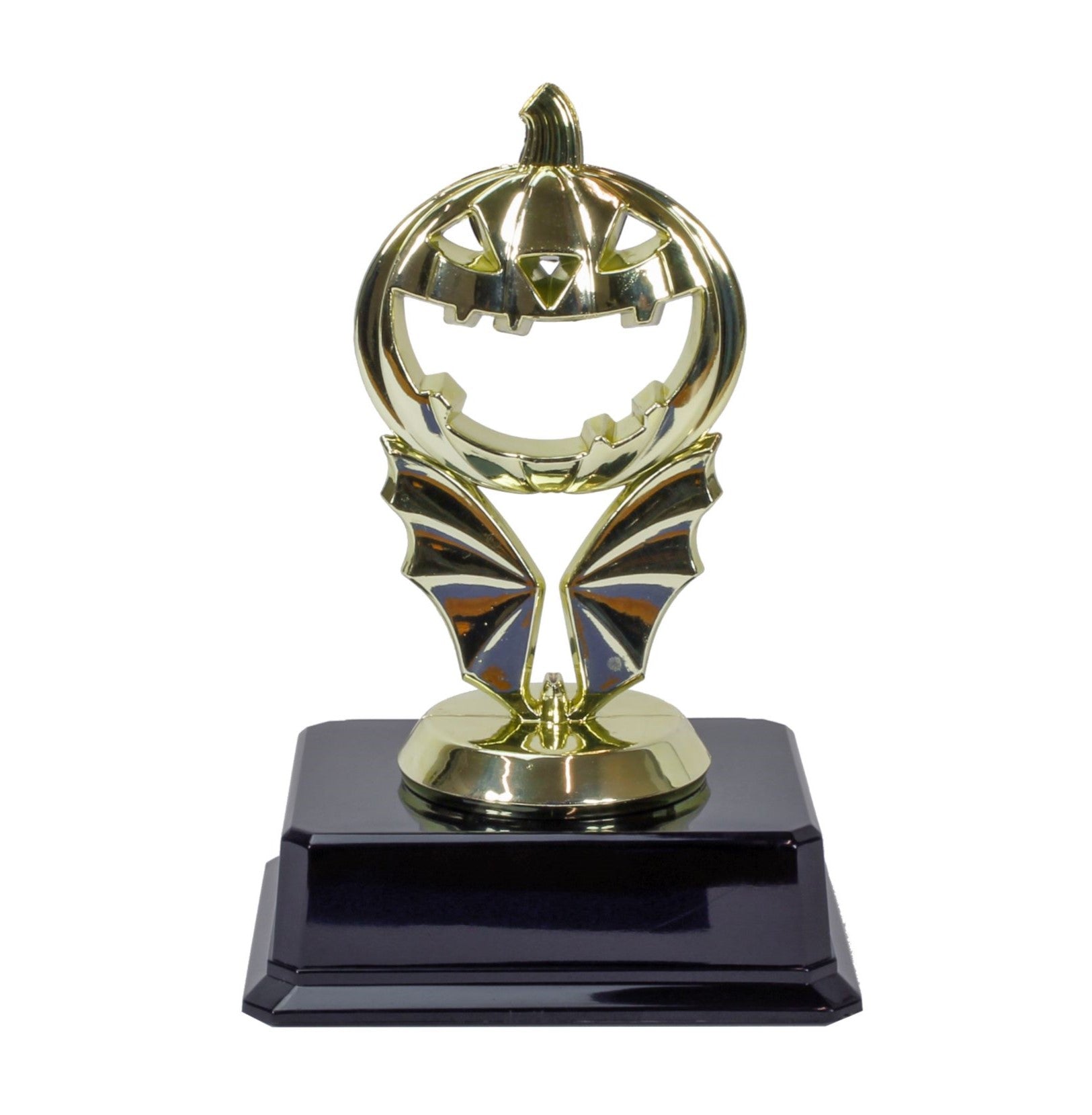 Gold Jack O Lantern Halloween Trophy with free engraving by Decade Awards