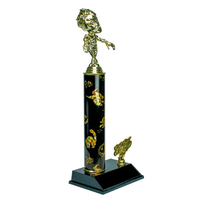 Halloween Trophy | Personalized 2026 Zombie Halloween Award | 14 Inches Tall