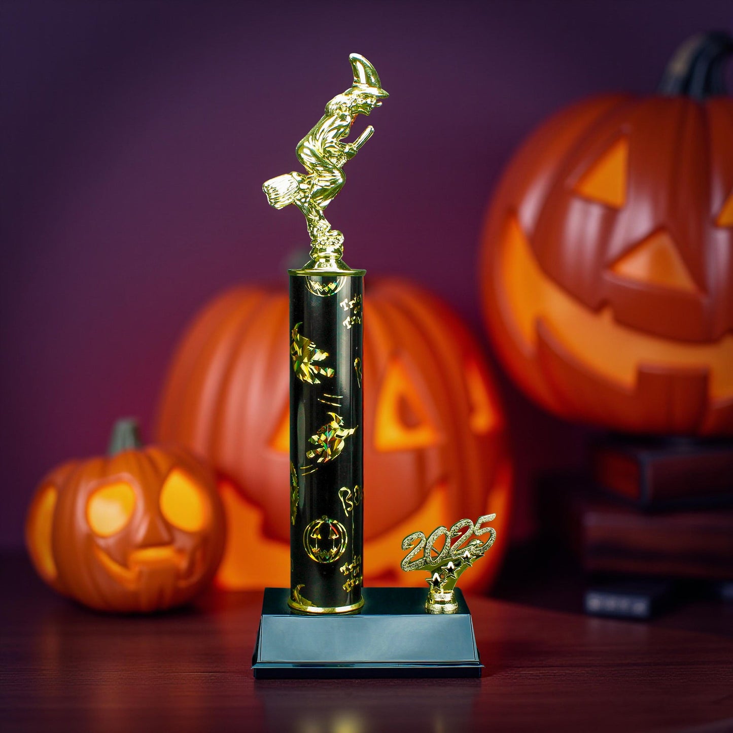2025 Pumpkin King Halloween Trophy | Jack O Lantern  Award with Free Custom Engraving - Decade Awards