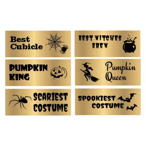 Gold Zombie Halloween Trophy with free engraving by Decade Awards