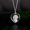 3D Crystal Necklace - 3D Crystal Custom Photo Gift Decade Awards