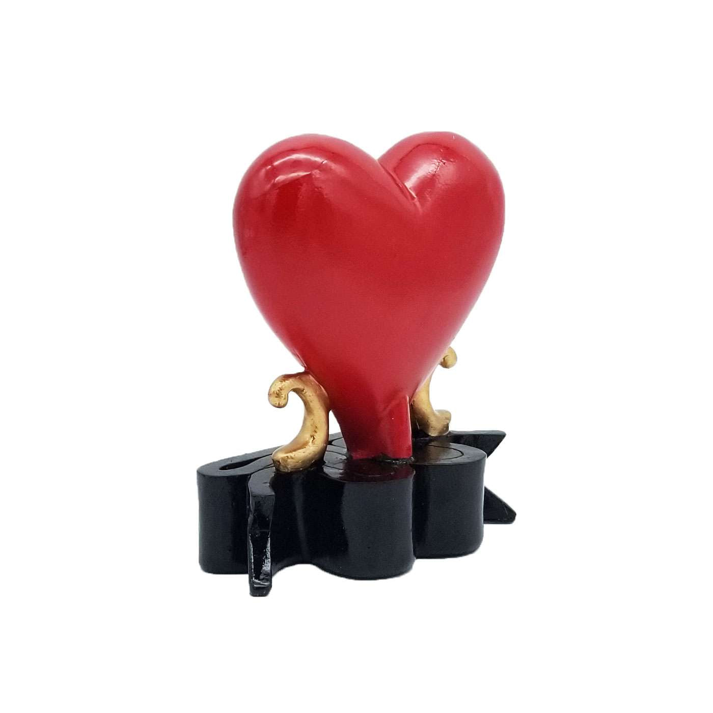 Heart Trophy | Engraved Valentine's Award - 5" Tall Decade Awards