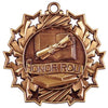 Honor Roll Ten Star Medal - Gold, Silver or Bronze | Engraved Scholastic 10 Star Medallion | 2.25 Inch Wide Decade Awards
