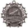 Honor Roll Ten Star Medal - Gold, Silver or Bronze | Engraved Scholastic 10 Star Medallion | 2.25 Inch Wide Decade Awards