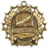 Honor Roll Ten Star Medal - Gold, Silver or Bronze | Engraved Scholastic 10 Star Medallion | 2.25 Inch Wide Decade Awards