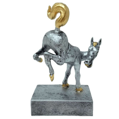 Horse's Rear Bobblehead Trophy | Engraved Last Place Loser Award | Kick Butt Prize - 5.5 Inch Tall Decade Awards