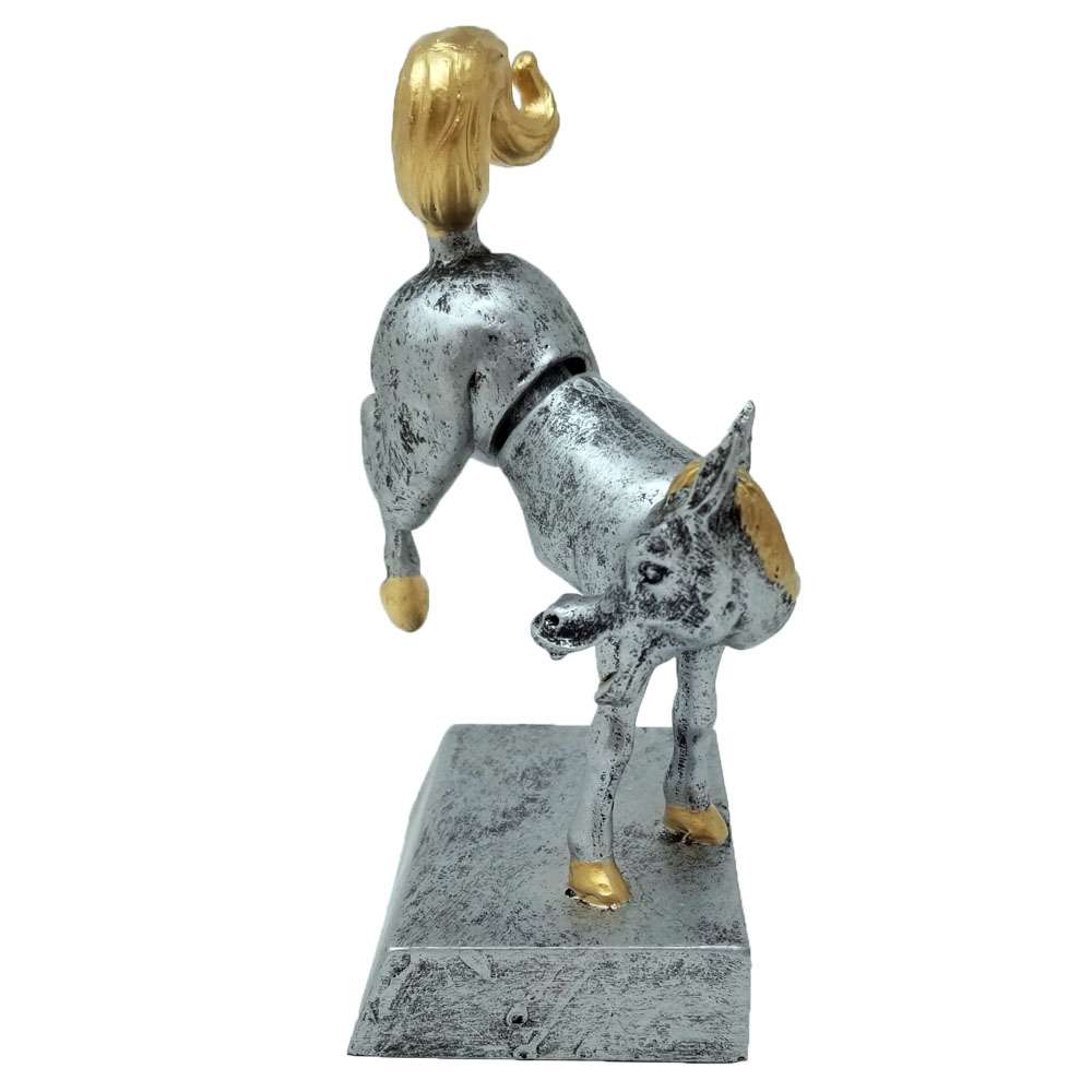 Horse's Rear Bobblehead Trophy | Engraved Last Place Loser Award | Kick Butt Prize - 5.5 Inch Tall Decade Awards