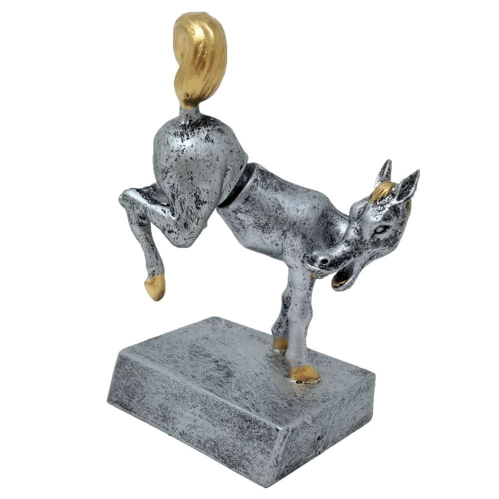 Horse's Rear Bobblehead Trophy | Engraved Last Place Loser Award | Kick Butt Prize - 5.5 Inch Tall Decade Awards