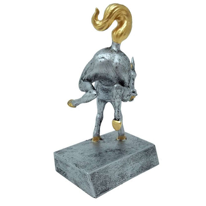 Horse's Rear Bobblehead Trophy | Engraved Last Place Loser Award | Kick Butt Prize - 5.5 Inch Tall Decade Awards