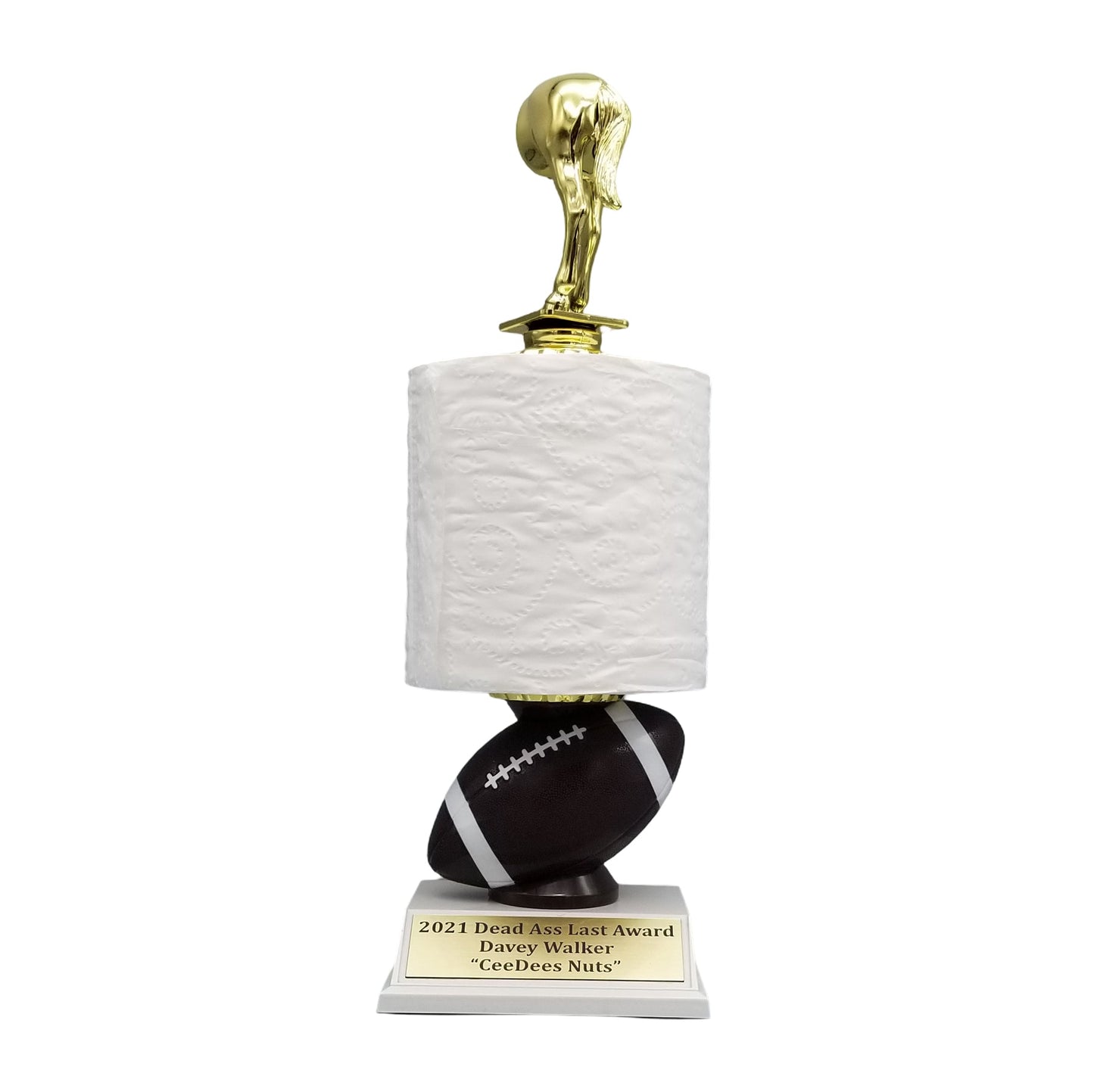 FFL Toilet Paper Loser Trophy with Free Custom Engraving – Decade Awards