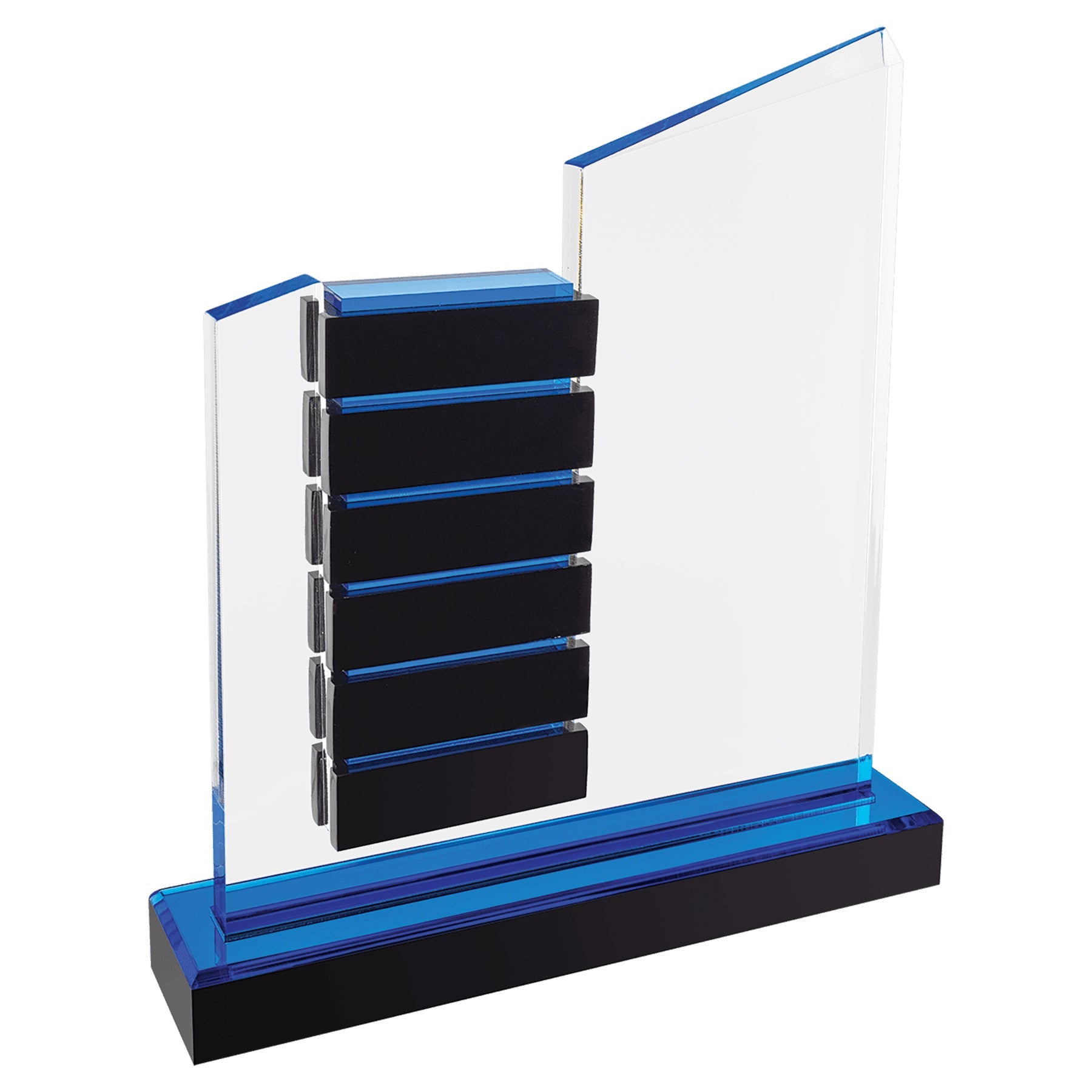 Peak Slant Perpetual Impress Acrylic Award – Sales & Goals Recognition | Free Engraving & Logo Personalization Decade Awards