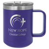 Purple 15 oz Vacuum Insulated Mug with Slider Lid - Personalized