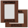 Picture Frame, Personalized Football Texture - 4x6 and 5x7