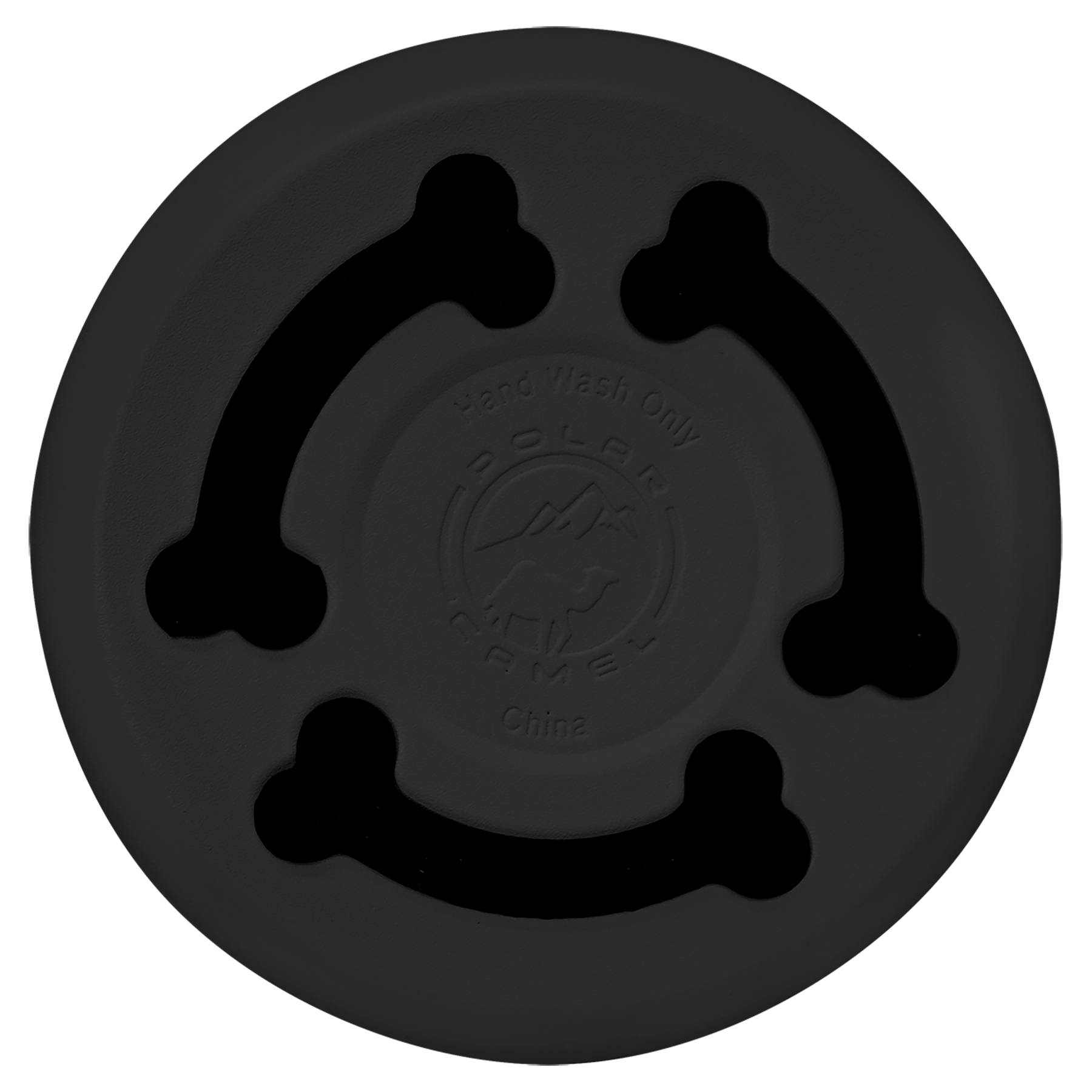 Black 18 oz Small Pet Bowl - Bottom