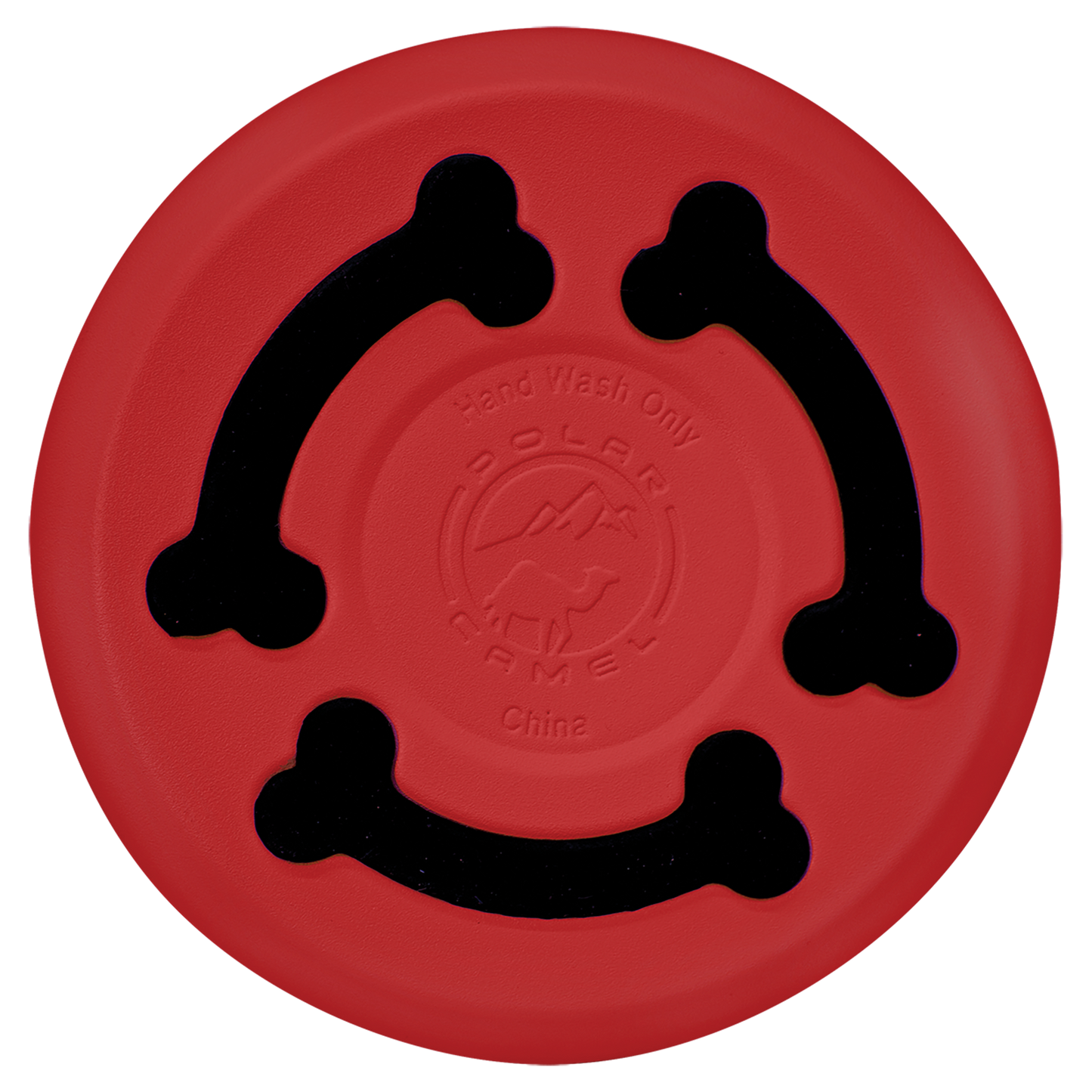 Red 18 oz Small Pet Bowl - Bottom