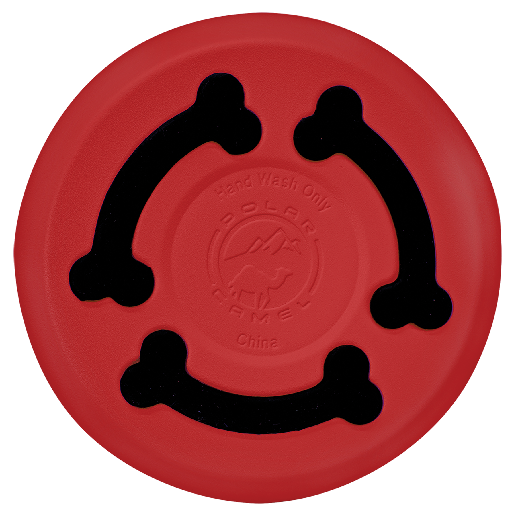 Red 18 oz Small Pet Bowl - Bottom
