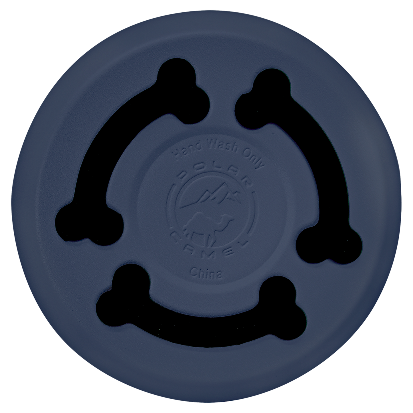 Navy Blue 18 oz Small Pet Bowl - Bottom