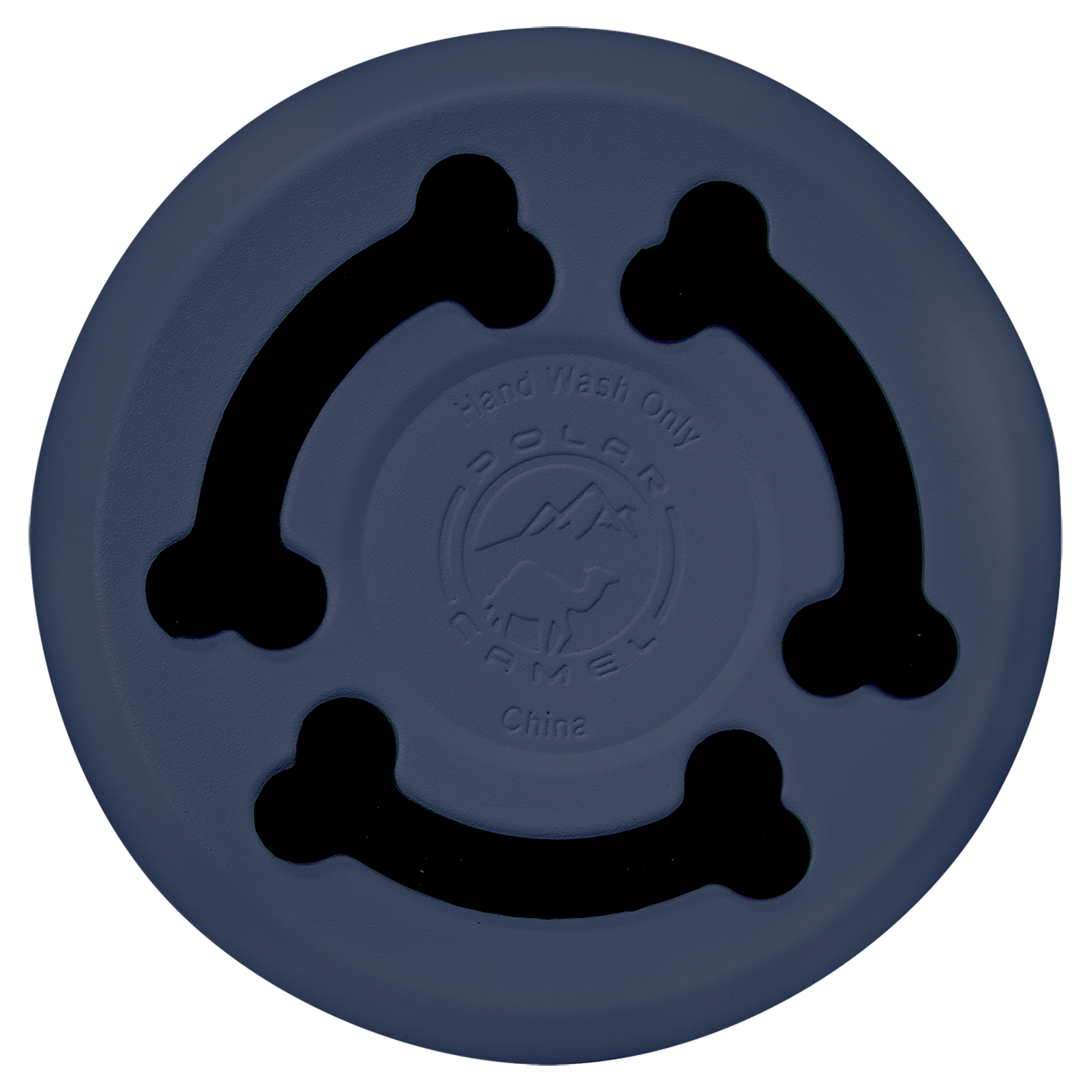 Navy Blue 18 oz Small Pet Bowl - Bottom