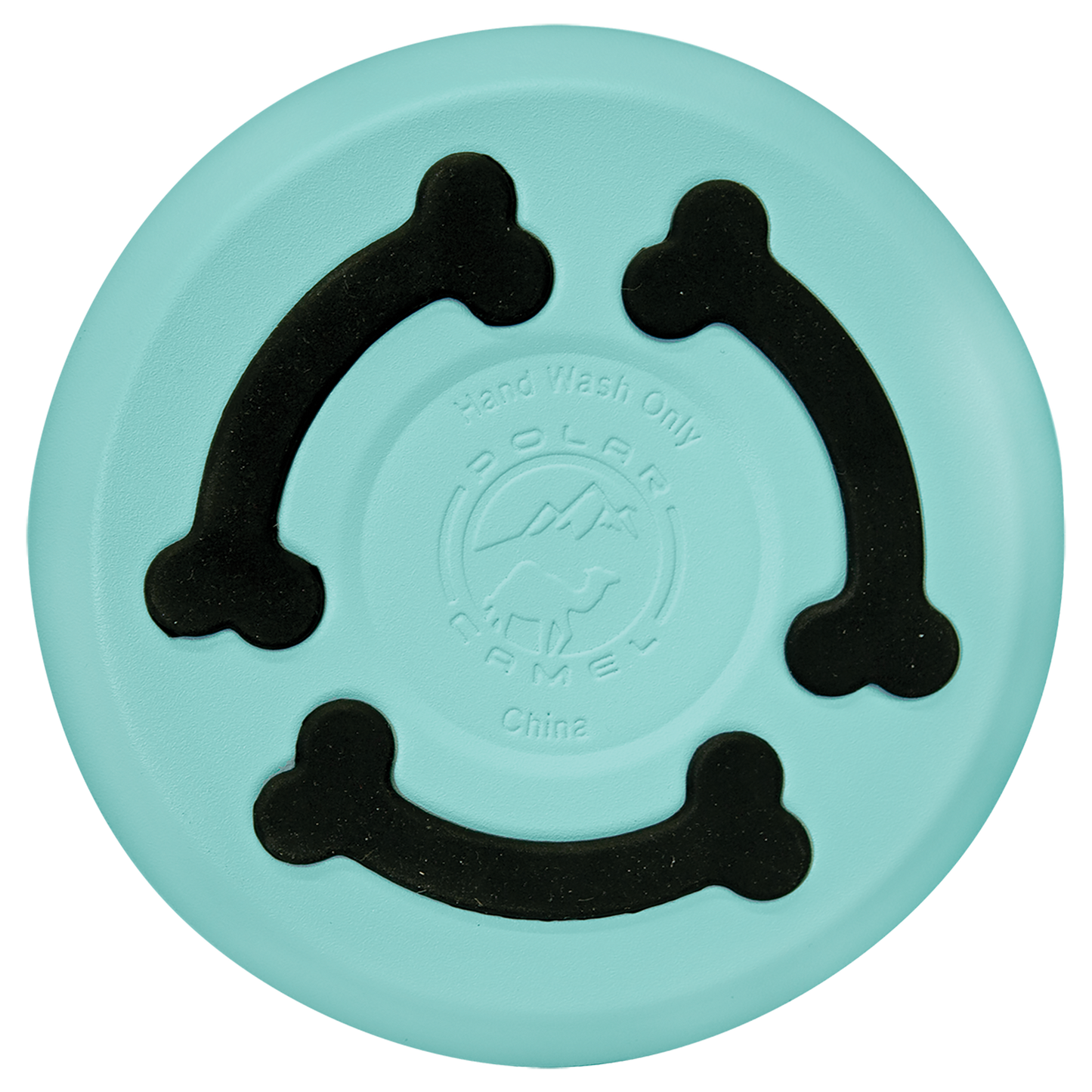 Teal 18 oz Small Pet Bowl - Bottom