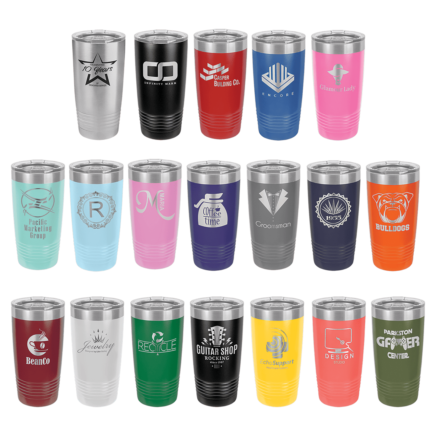 20 oz. Ringneck Vacuum Insulated Tumbler w/Lid - Personalized