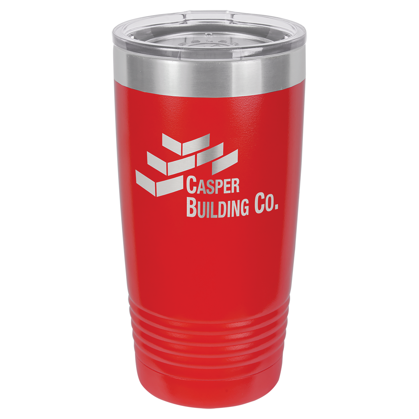 Red 20 oz. Ringneck Vacuum Insulated Tumbler w/Lid - Personalized