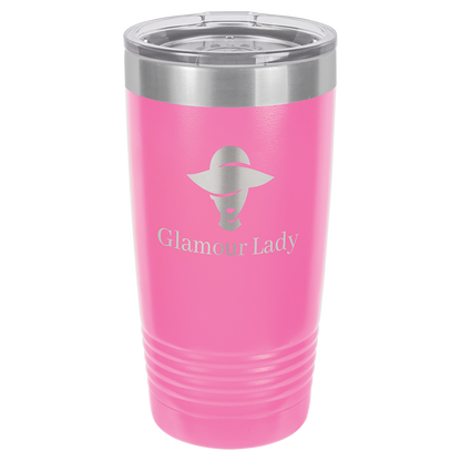 Pink 20 oz. Ringneck Vacuum Insulated Tumbler w/Lid - Personalized