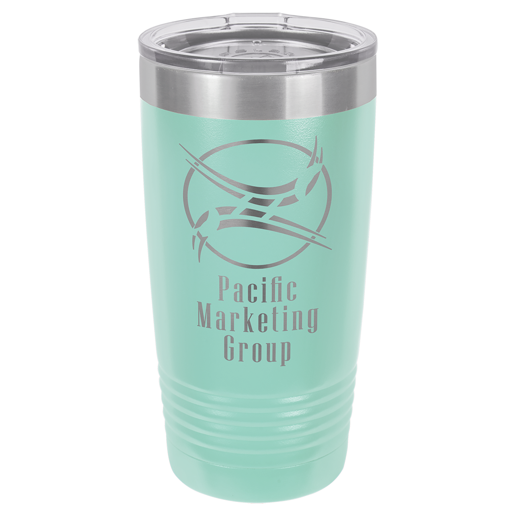 Teal Blue 20 oz. Ringneck Vacuum Insulated Tumbler w/Lid - Personalized