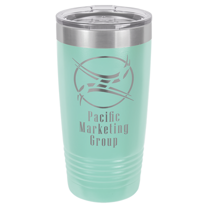 Teal Blue 20 oz. Ringneck Vacuum Insulated Tumbler w/Lid - Personalized