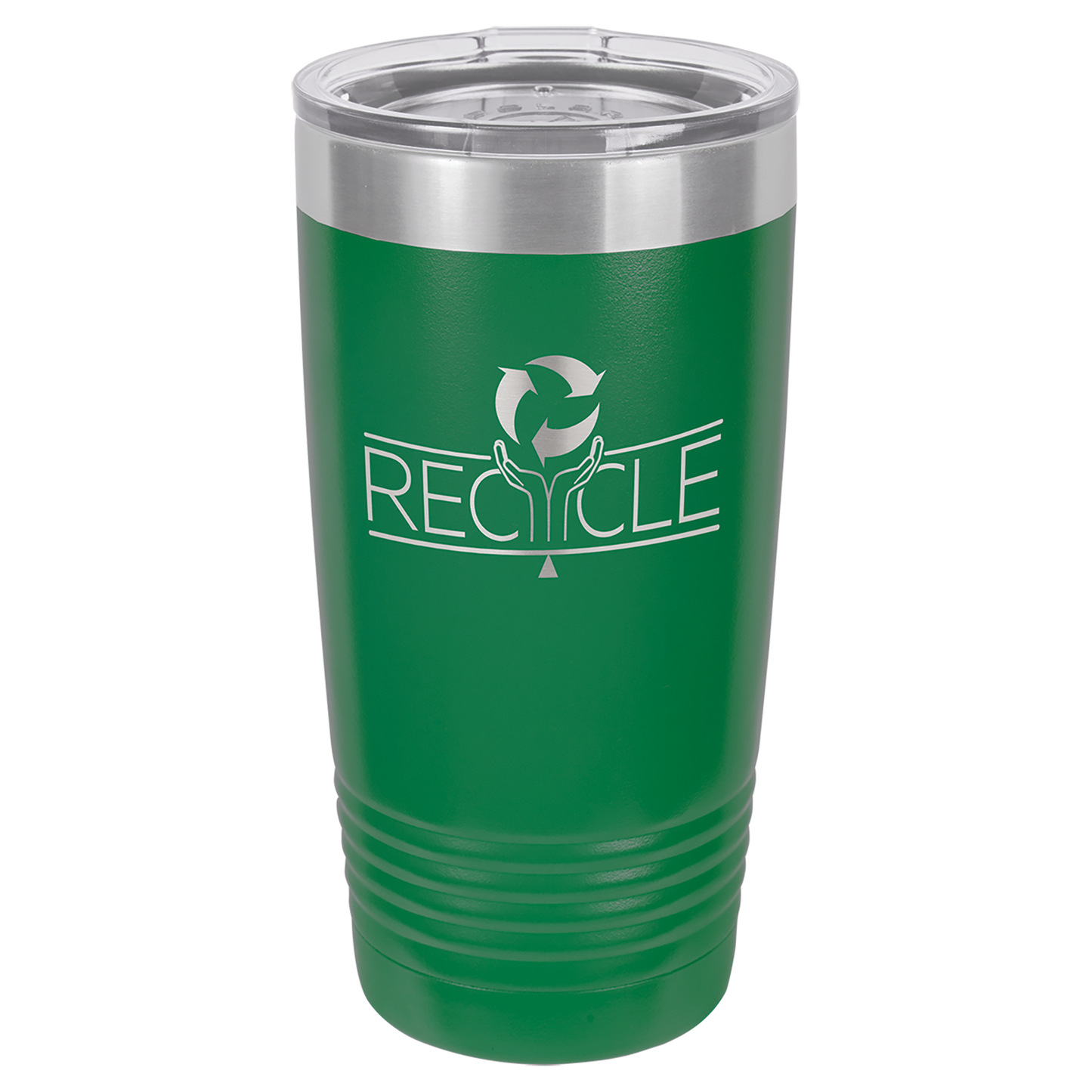 Green 20 oz. Ringneck Vacuum Insulated Tumbler w/Lid - Personalized