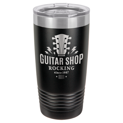 Black 20 oz. Ringneck Vacuum Insulated Tumbler w/Lid - Personalized