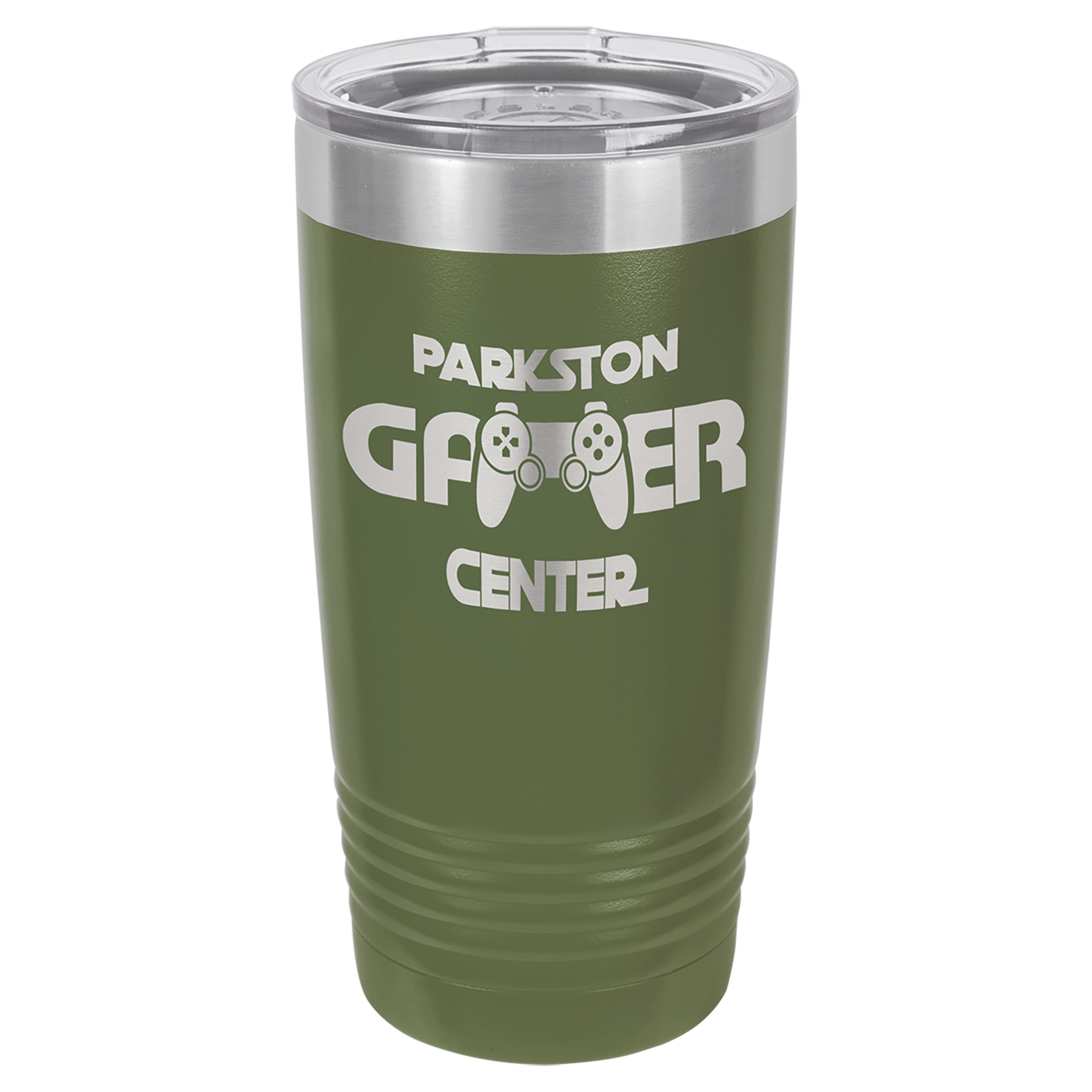 Olive Green 20 oz. Ringneck Vacuum Insulated Tumbler w/Lid - Personalized