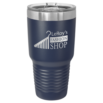 Navy Blue 30 oz. Insulated Ringneck Tumbler with Slider Lid 