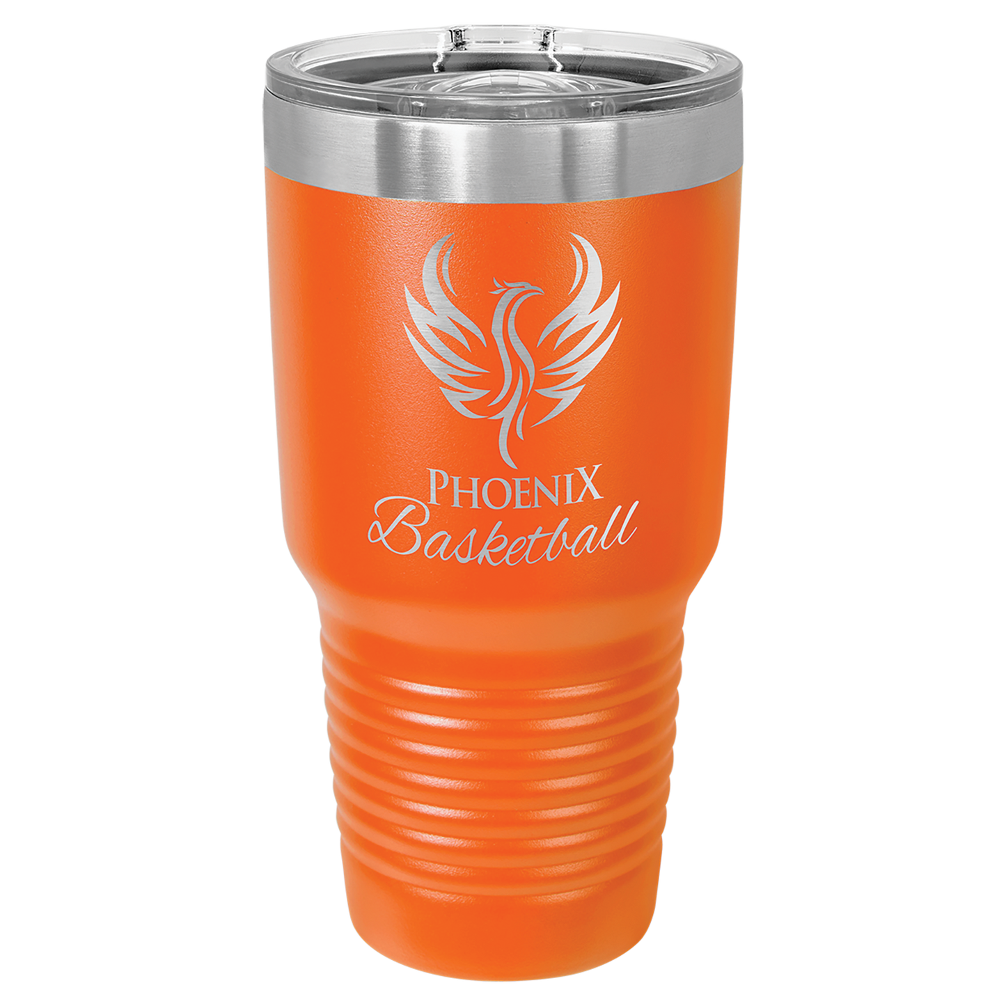 Orange 30 oz. Insulated Ringneck Tumbler with Slider Lid 