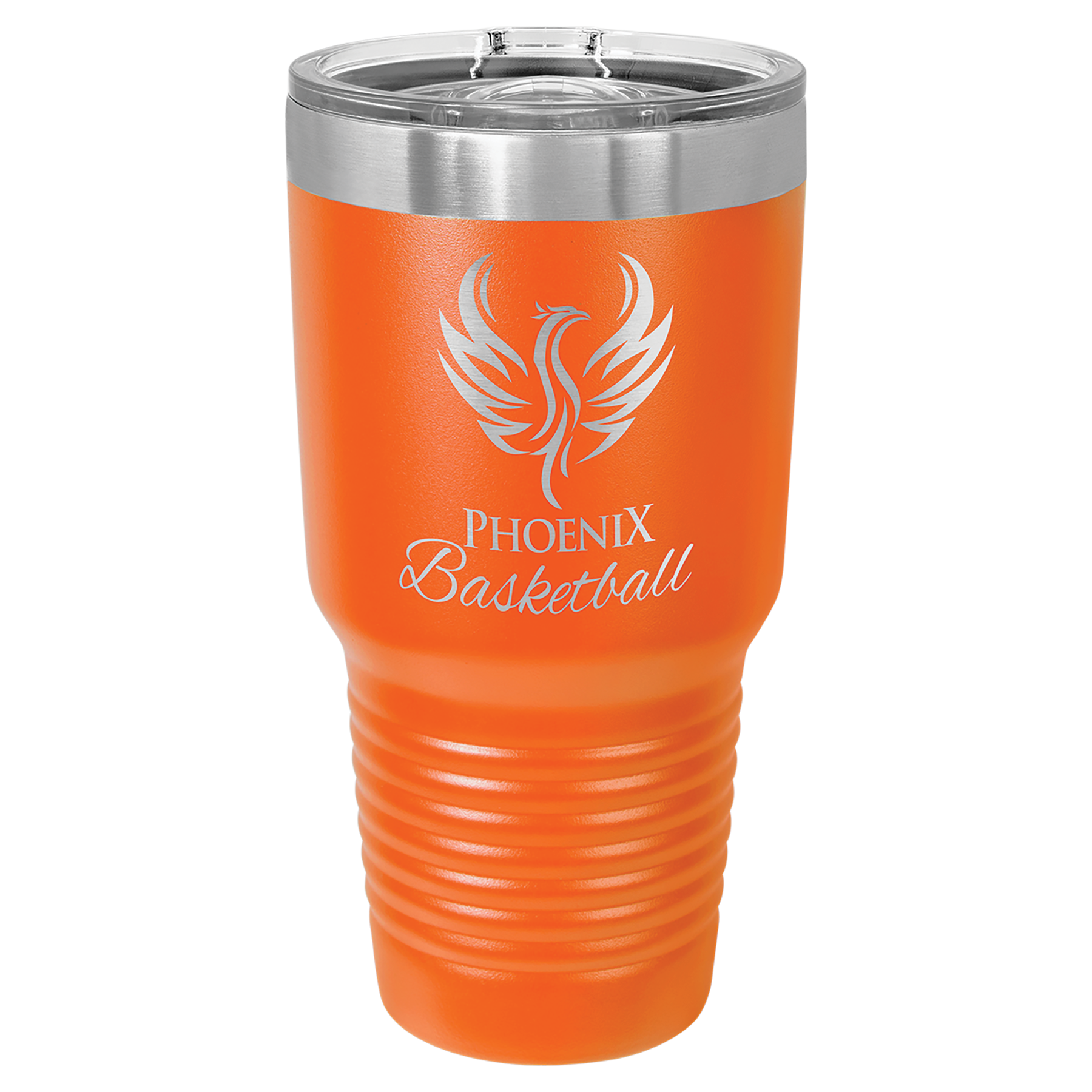 Orange 30 oz. Insulated Ringneck Tumbler with Slider Lid 
