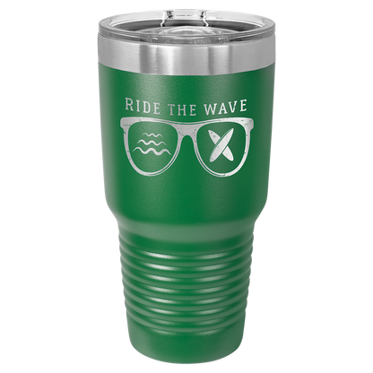 Green 30 oz. Insulated Ringneck Tumbler with Slider Lid 
