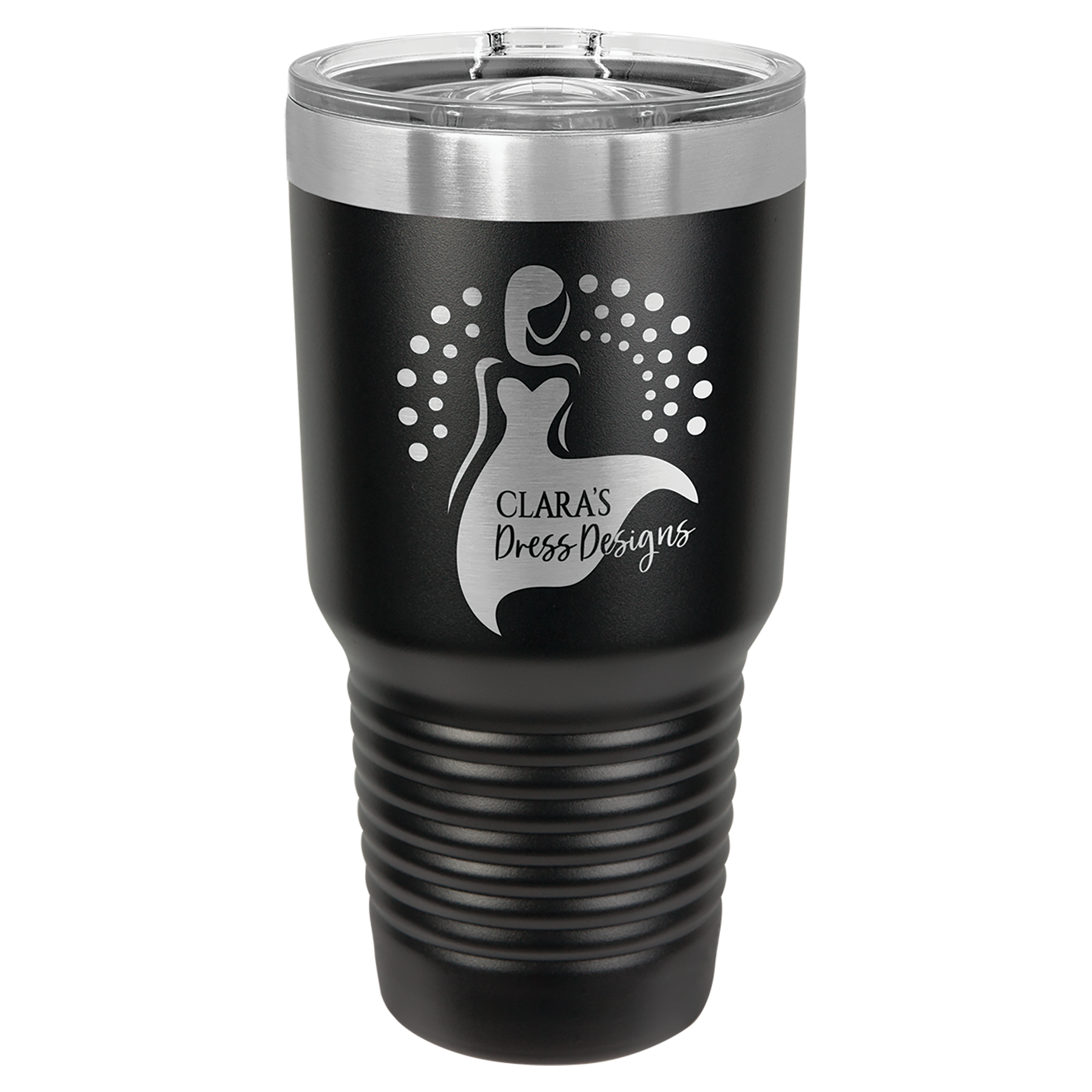 Black 30 oz Insulated Ringneck Tumbler with Slider Lid 