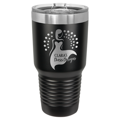 Black 30 oz Insulated Ringneck Tumbler with Slider Lid 