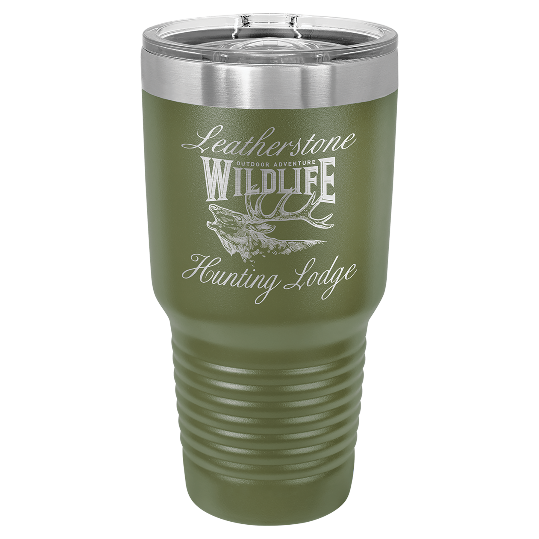 Olive Green 30 oz. Insulated Ringneck Tumbler with Slider Lid 