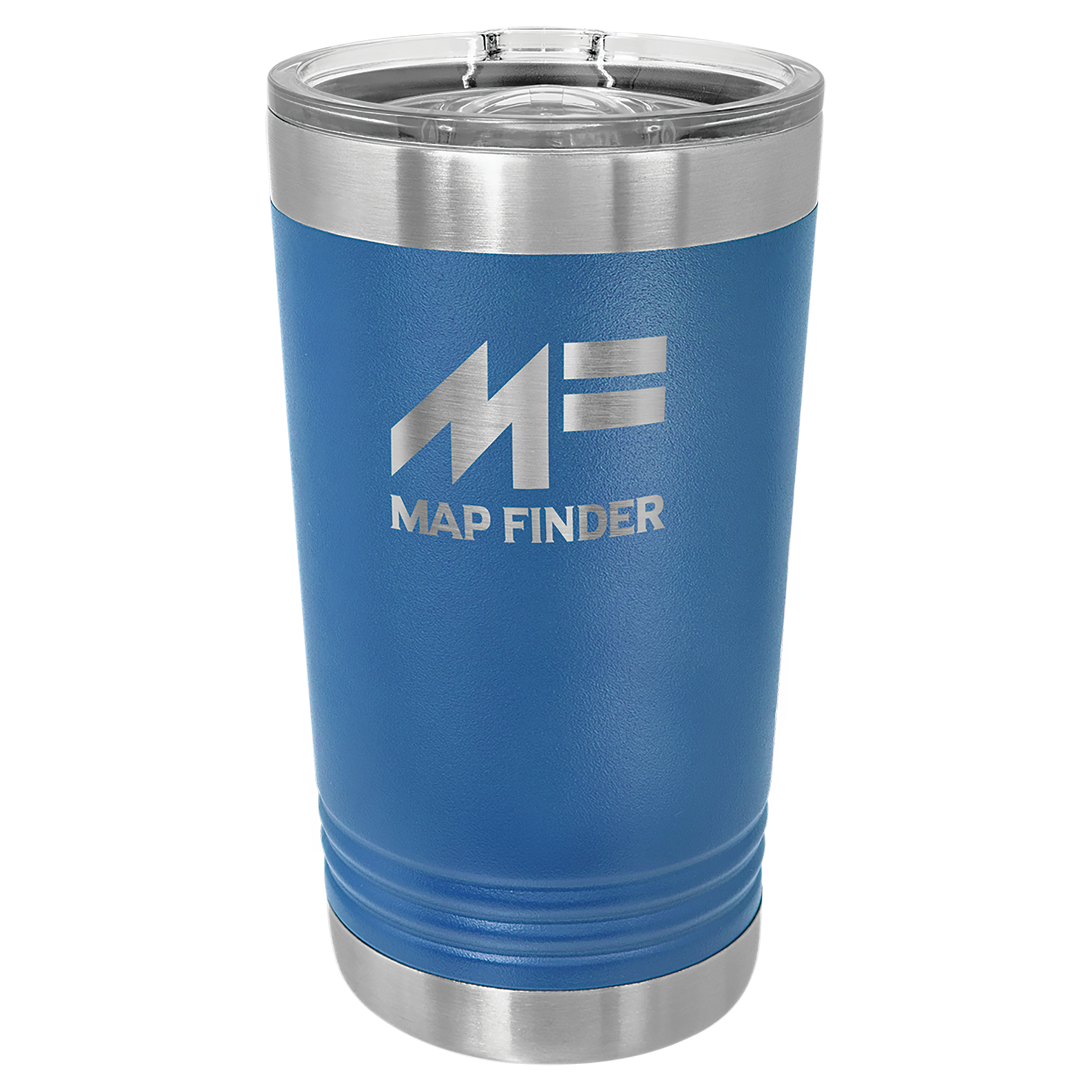 Royal Blue 16 oz Vacuum Insulated Pint with Slider Lid - Personalized