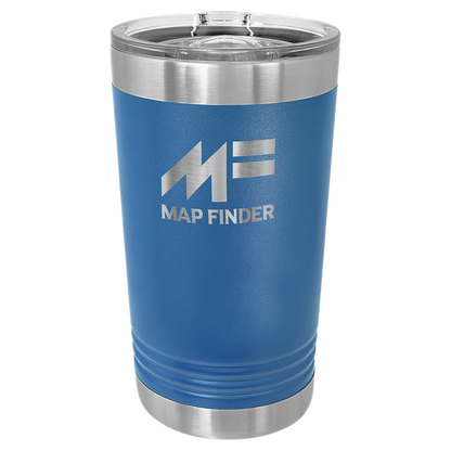 Royal Blue 16 oz Vacuum Insulated Pint with Slider Lid - Personalized