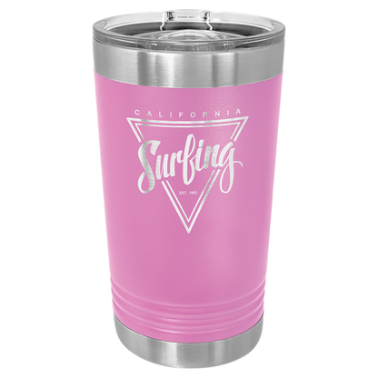 Light Purple 16 oz Vacuum Insulated Pint with Slider Lid - Personalized