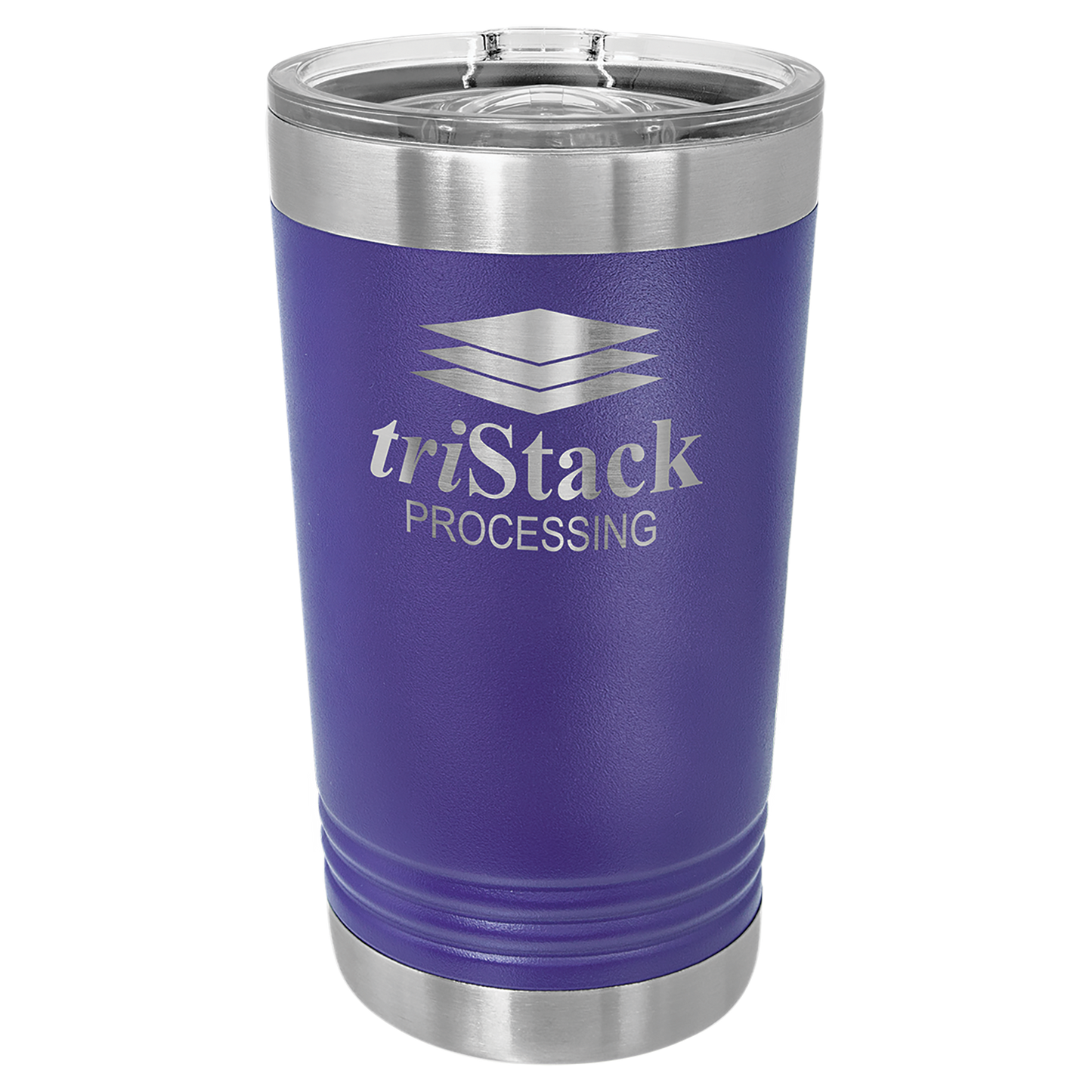 Purple 16 oz Vacuum Insulated Pint with Slider Lid - Personalized