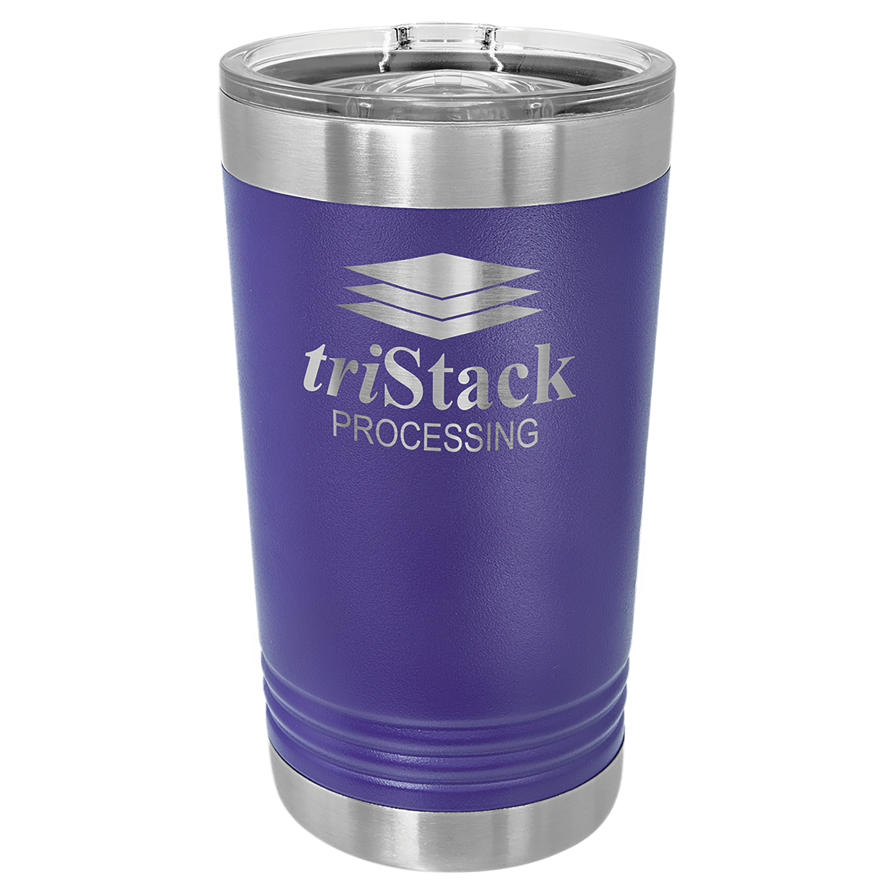 Purple 16 oz Vacuum Insulated Pint with Slider Lid - Personalized