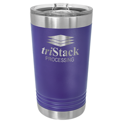 Purple 16 oz Vacuum Insulated Pint with Slider Lid - Personalized
