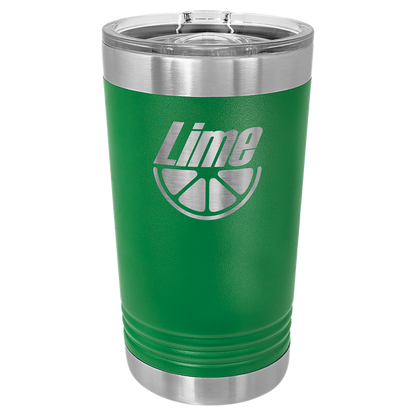 Green 16 oz Vacuum Insulated Pint with Slider Lid - Personalized